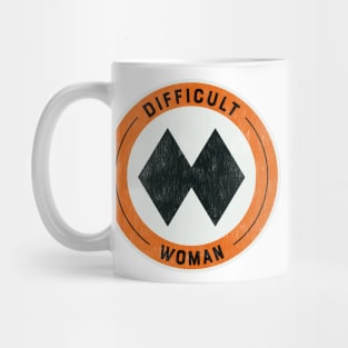 Difficult Woman - Double Black Diamond Skier Mug